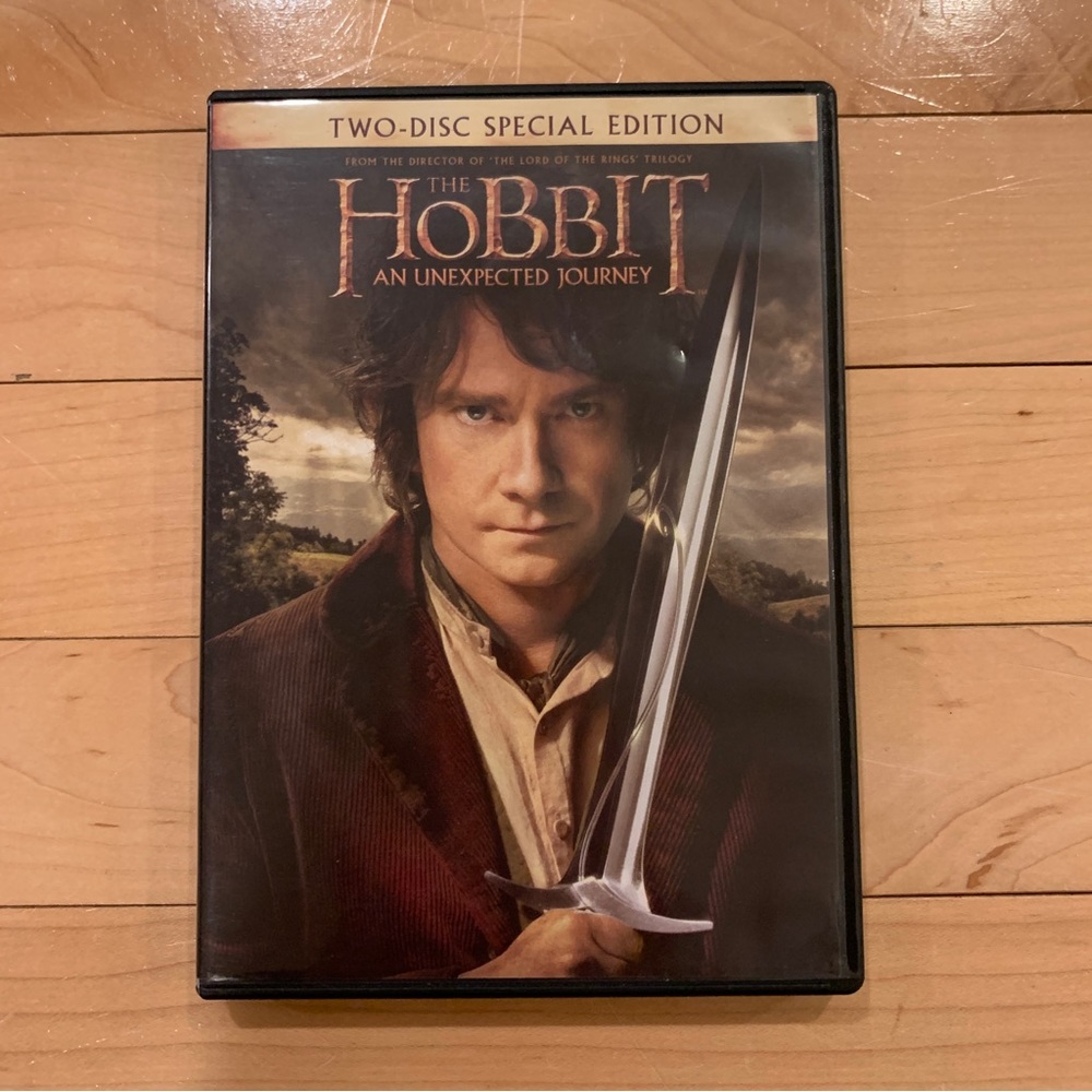 The Hobbit An Unexpected Journey Movie DVD Two Disc Special Edition